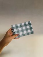 Kit Caderno Xadrez + 10 Fotos Polaroid