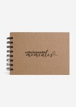 Caderno Colecionando Momentos - Kraft - Capa Dura