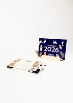 Ano dos Gatos: 2026 - Calendário de Mesa