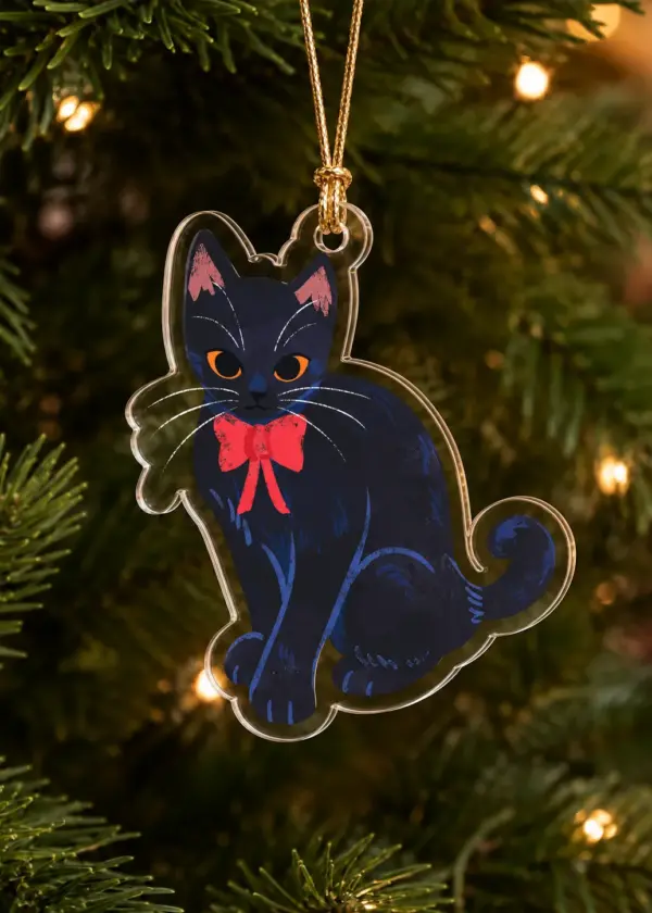 Enfeite de Natal - Gatinho Charmoso