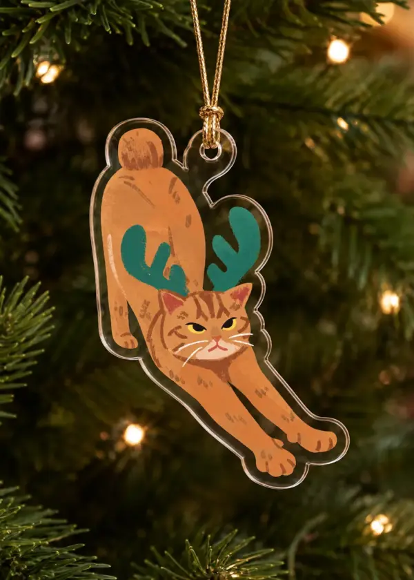 Enfeite de Natal - Gatinho Travesso