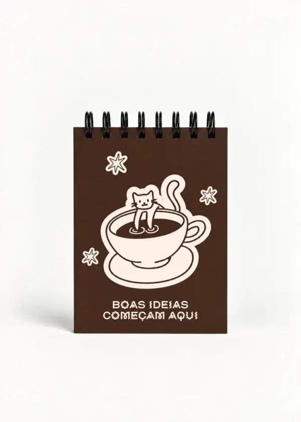 Bloco Coffee Lovers - Marrom - Capa Dura